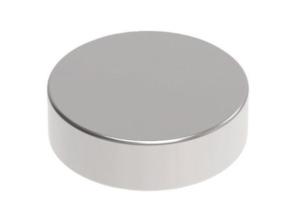 Image MAUL Neodym-Magnet, Durchmesser: 10 x (H)3 mm, nickel Haftkraft: 2 kg, Scheibe 