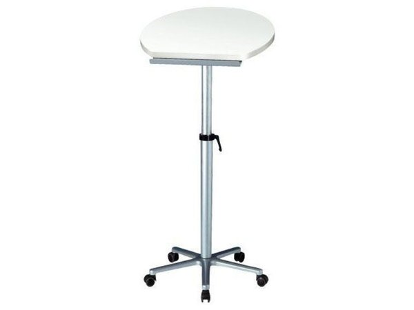 Image MAUL Stehtisch, höhenverstellbar (B)600 x (T)510 mm, weiß Plattenstärke: 22 mm,