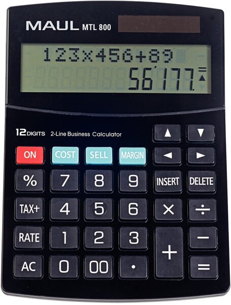 Image MAUL Tischrechner MTL 800, 12-stellig, schwarz