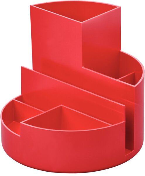 Image MAULrundbox Recycling, rot Oberfläche matt, 6 Fächer,
