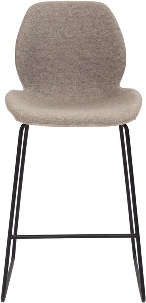 Image Tresenhocker 1176 Kufengestell schwarz gepolsterte Sitzschale, innen Stoff