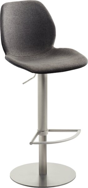 Image Bar-/Tresenhocker 1276 Gestell Edel- stahl gebürstet,gepolsterte Sitzschale