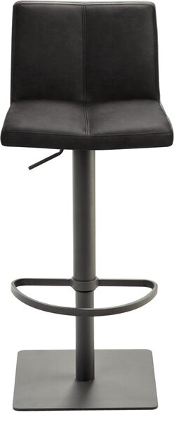 Image Bar-/Tresenhocker 1285 Gestell grau gepolsterte Sitzschale, schlamm