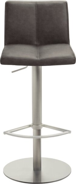 Image Bar-/Tresenhocker 1385, Gestell Edel- stahl gebürstet,gepolsterte Sitzschale