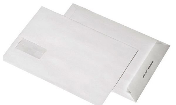 Image MAYER KUVERT MAILmedia Adressfeldversandtaschen B4, mit Fenster, weiß, Inhalt 1