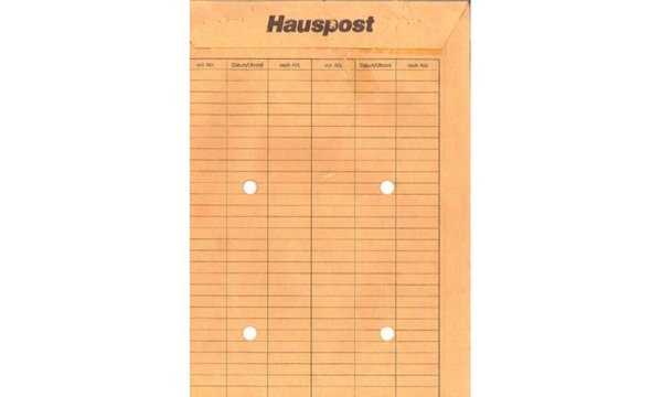 Image MAYER KUVERT MAILmedia Hauspost-Versandtasche, braun, B4, ungummiert mit Tabell