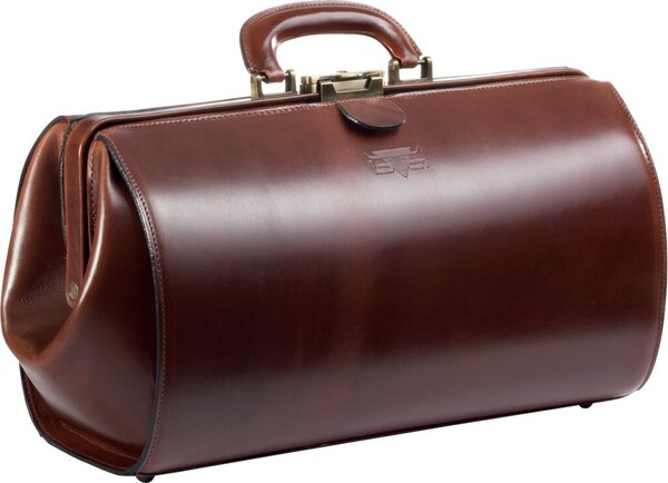 Image MIKA Doktorentasche HANVER, aus Sattelleder, braun