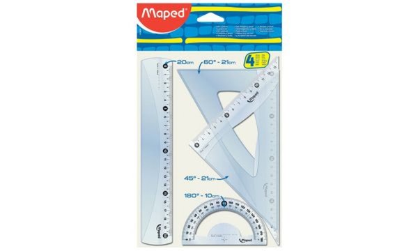 Image Maped Geometrie-Set Medium Start 24 2, 4-teilig, transparent (82242820)