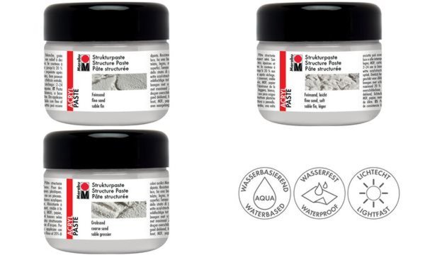 Image Marabu Acryl-Strukturpaste, 225 ml, grobsand (57201758)