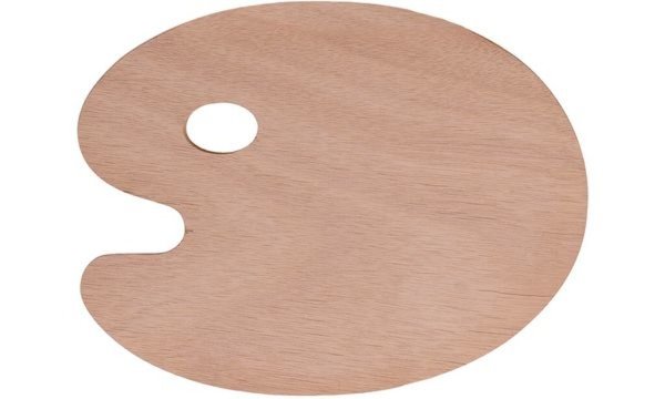 Image Marabu Farbmisch-Palette, aus Holz, oval (57201449)