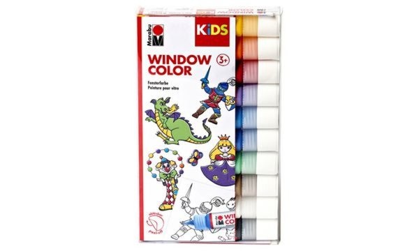 Image Marabu KiDS Window Color, 10er Set, farbig sortiert (57202072)