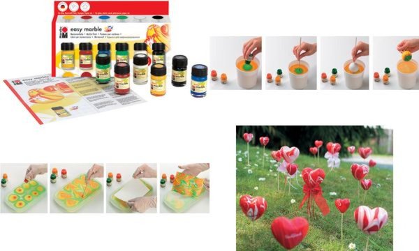 Image Marabu Marmorierfarbe Easy Marble , Starter Set (57200387)