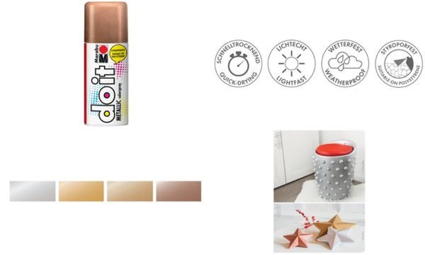 Image Marabu Sprühfarbe do it METALLIC, m etallic-rotgold (57201907)