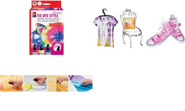 Image Marabu Textilsprühfarbe Fashion-Sp ray, Set TIE DYE STYLE (57201957)