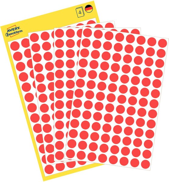 Image Markierungspunkte, rot, 8mm 