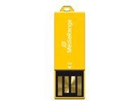 Image MediaRange USB-Stick PAPER-CLIP gelb 16 GB