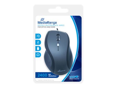 Image MediaRange optical 5-button mouse, wired