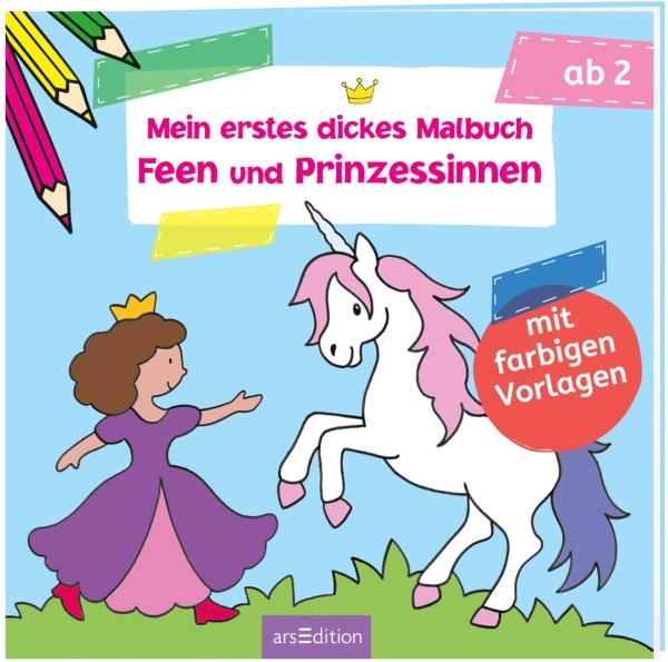 Image Mein 1.dickes Malbuch-Feen&Prinzessinnen, Nr: 132407