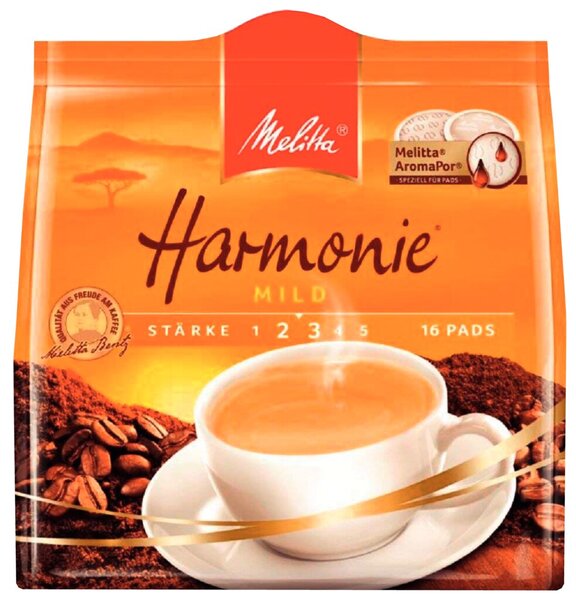 Image Melitta Pads Cafe Harmonie milder Geschmack/schonende Röstung