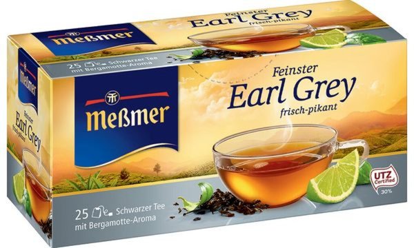 Image Meßmer Schwarzer Tee Earl Grey, 2 5er Packung (9540025)