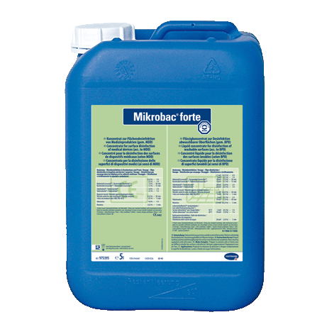 Image Mikrobac forte | 5 Liter <br>aldehydfreier Flächen-Desinfektionsreiniger mit materialschonendem Schutzfaktor