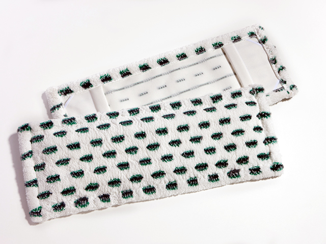 Image Mikrofasermopp-Leichtläufer mit Cluster Borsten | 50 cm <br>Material: Mikrofaser mit Polyamidborsten, Aufnahme: Tasche