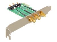 Image  Mini PCIe 3x RP-SMA Antennenanschluss