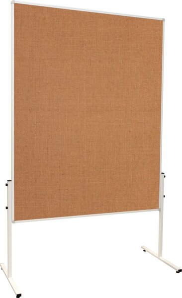 Image Moderationstafel U-Act, braun/Jute, 120x150cm, Standard, 1-teilig