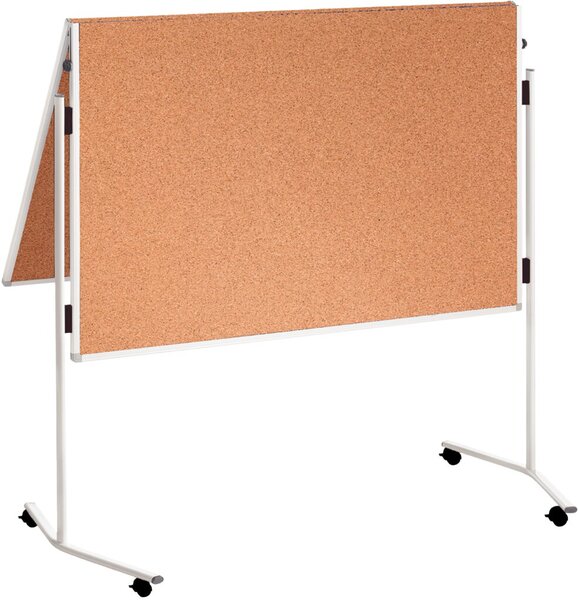 Image Moderationswand 2x75x120cm klappbar, beidseitig Kork