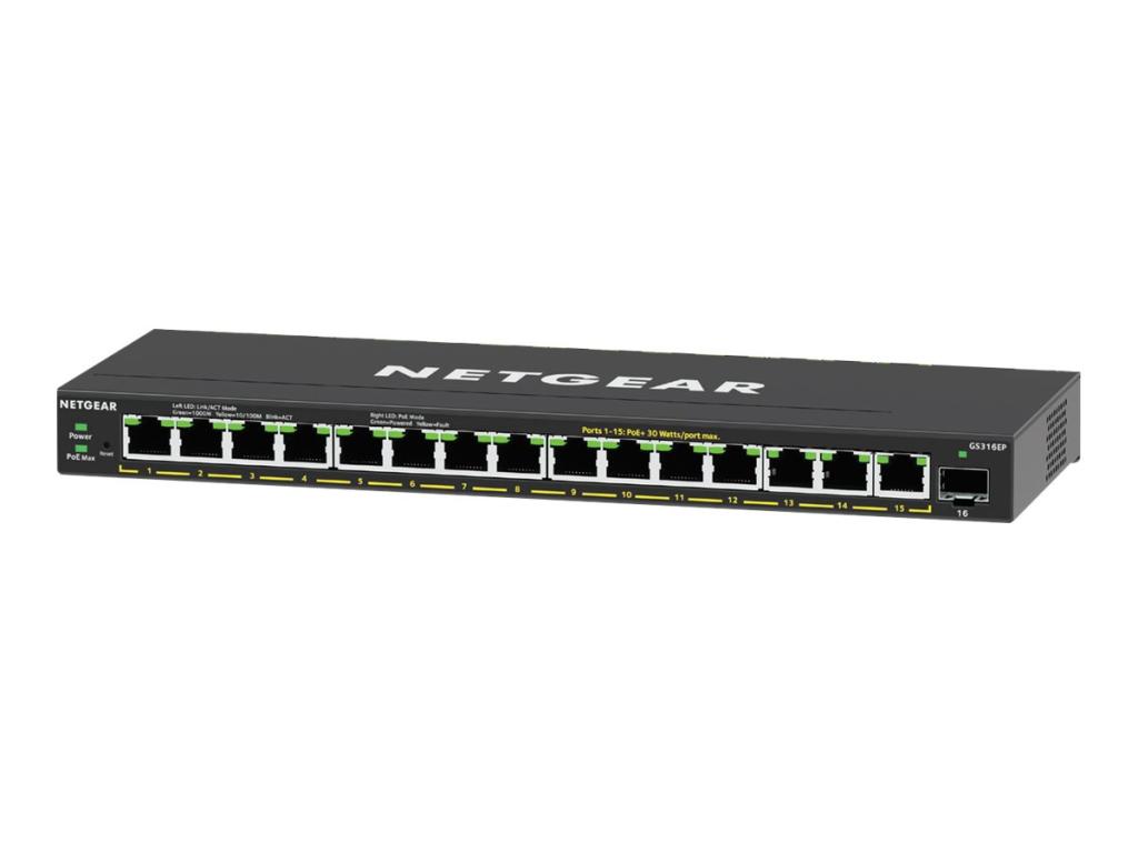 Image NETGEAR 16PT GE Plus Switch W/ POE+