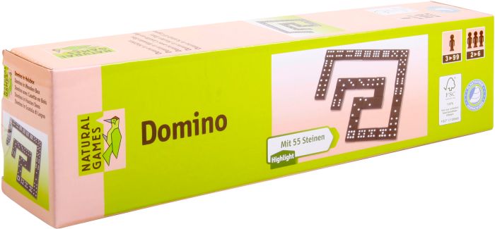 Image NG Domino in Holzbox, 55 Steine, Nr: 60523991