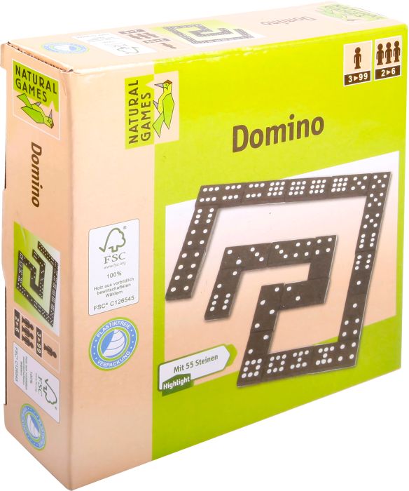 Image NG Holz Domino, 55 Steine, Nr: 60523983