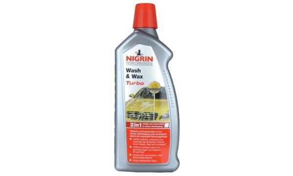 Image NIGRIN Performance Wash & Wax Turbo Auto-Shampoo, 1 Liter (11590040)