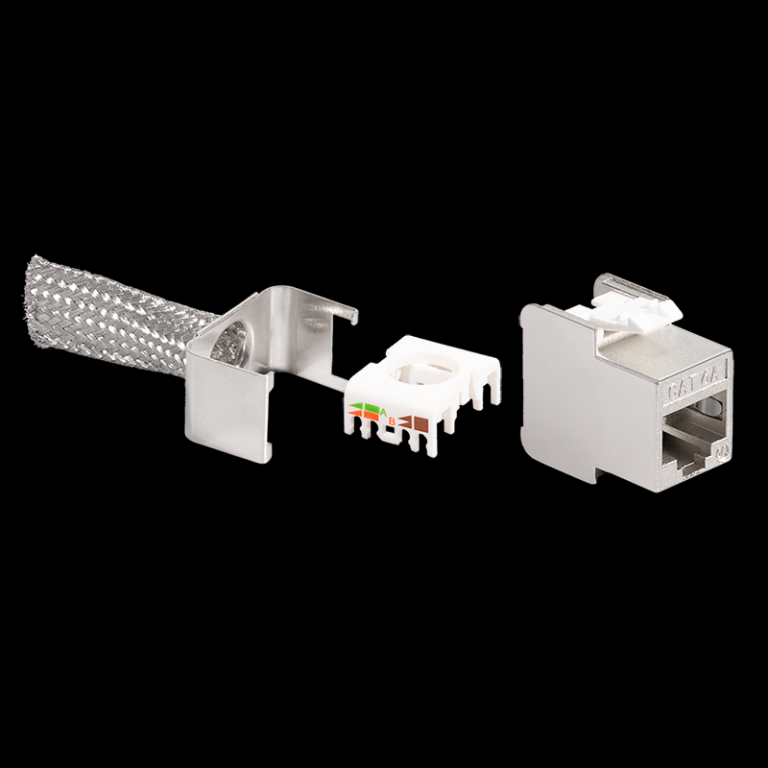Image LOGILINK Cat.6A Set m. 24 Keystone Buchsen geschirmt kurz - Kabel-/Adapterset -