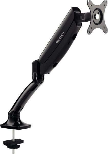 Image Einzel-Monitorarm Office, Tischhalterung, schwarz,