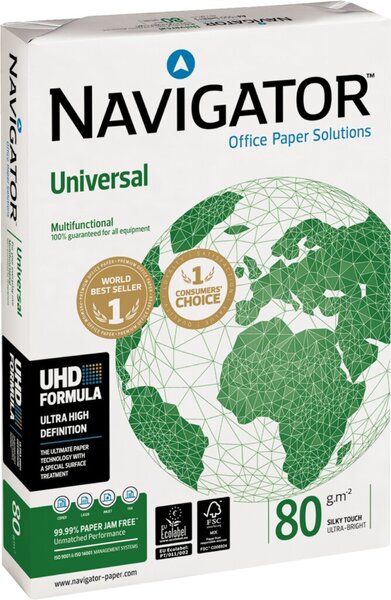 Image Navigator Universal Kopierpapier A4 80g weiß sehr hohe Weiße