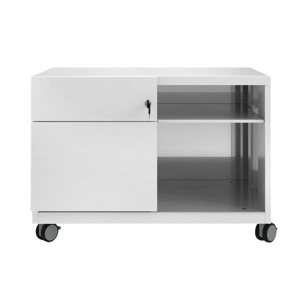 Image Note Caddy, Schübe links, B 800 mm lichtgrau