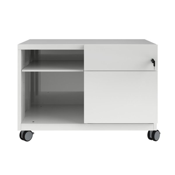 Image Note Caddy, Schübe rechts, B 800 mm verkehrsweiß