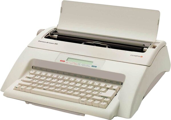 Image Schreibmaschine - Carrera de luxe MD 20 Zeichen Display