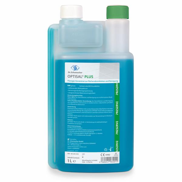 Image Optisal Plus | 1 Liter Dosierflasche flüssiges Konzentrat zur Flächendesinfektion und Reinigung+++ DESINFEKTIONSMITTEL VORSICHTIG VERWENDEN. VOR GEBRAUCH STETS ETIKETT UND PRODUKTINFORMATIONEN LESEN. +++