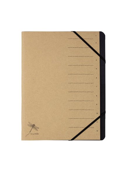 Image Ordnungsmappe, 12 Fächer, Pur, natur 