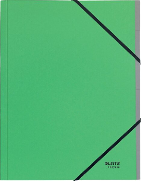 Image Ordnungsmappe Recycle, DIN A4, 6 Fächer, grün, aus 430 g/qm Karton,