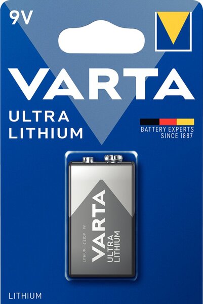 Image Original 9V Lithium Batterie VARTA PROFESSIONAL 6122 Original