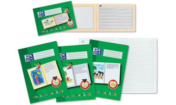 Image Oxford Geschichtenheft, DIN A5 quer , Lineatur: 1 G (5400130)
