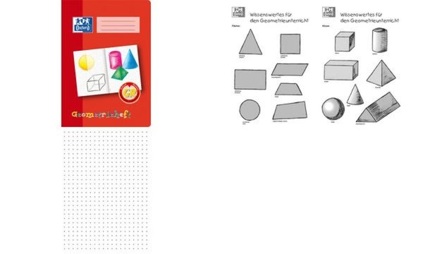 Image Oxford Schreiblernheft Geometriehe ft, Lineatur: GR, DIN A4 (5400639)