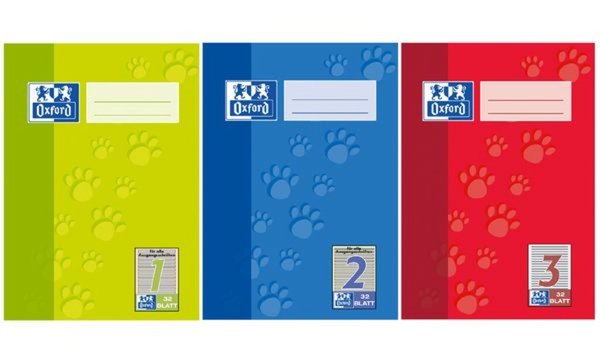 Image Oxford Schulheft, DIN A5, Lineatur 1 / liniert, 32 Blatt (5401833)