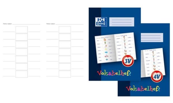 Image Oxford Vokabelheft, Lineatur: 3V, D IN A4, 16 Blatt (5401542)