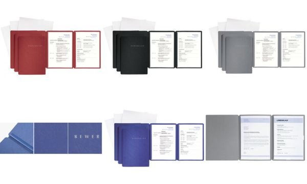 Image PAGNA Bewerbungs-Set Special, DIN A4, rot, 3-teilig (62202801)