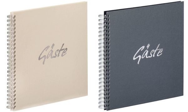 Image PAGNA Gäste-Spiralbuch Gäste, wei ß, 40 Seiten (63091002)