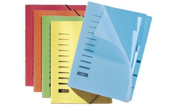 Image PAGNA Ordnungsmappe, DIN A4, aus PP , 6 Fächer, rot (64005601)